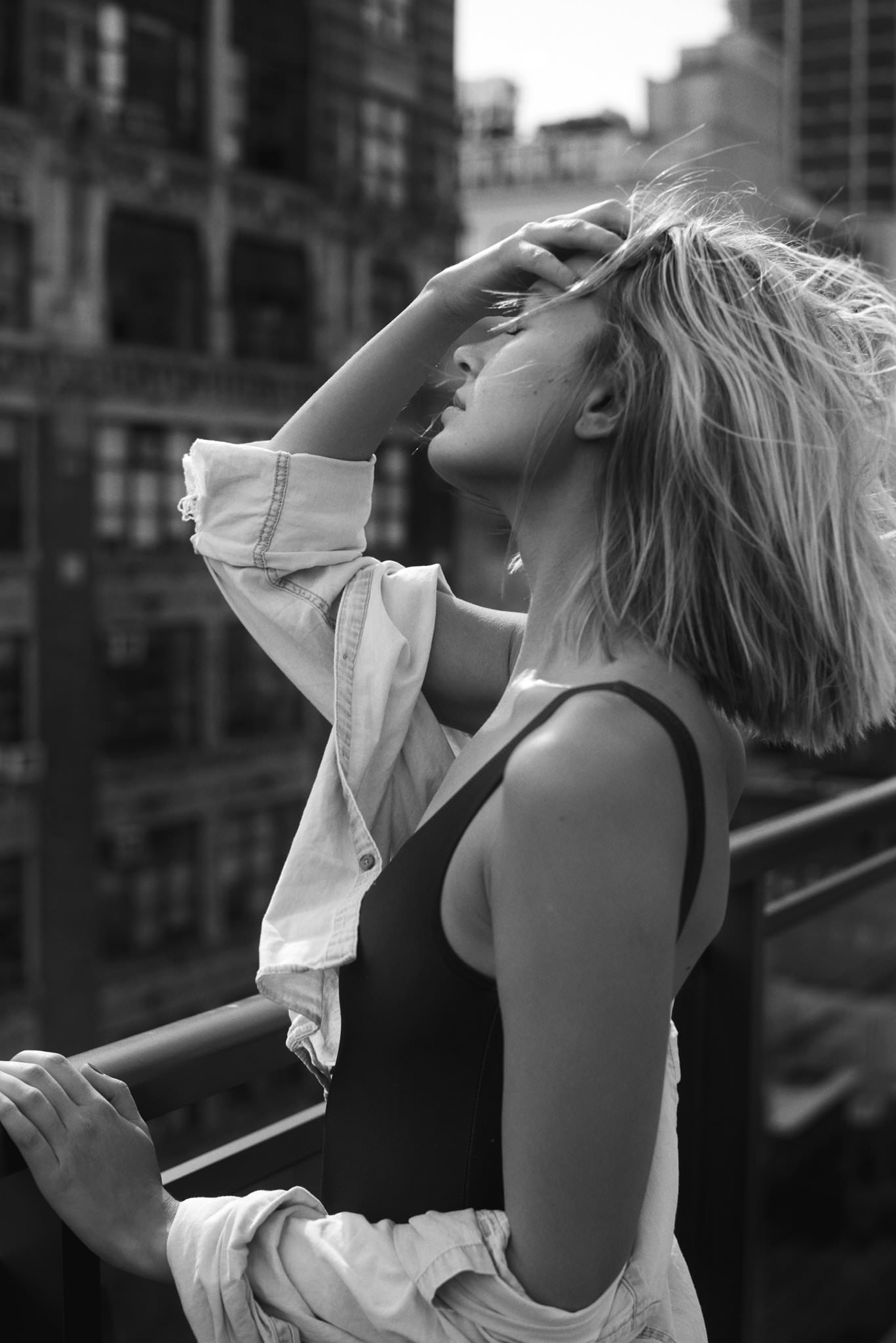 Ana Kondratjeva portrait by Dave Blake (look 07)