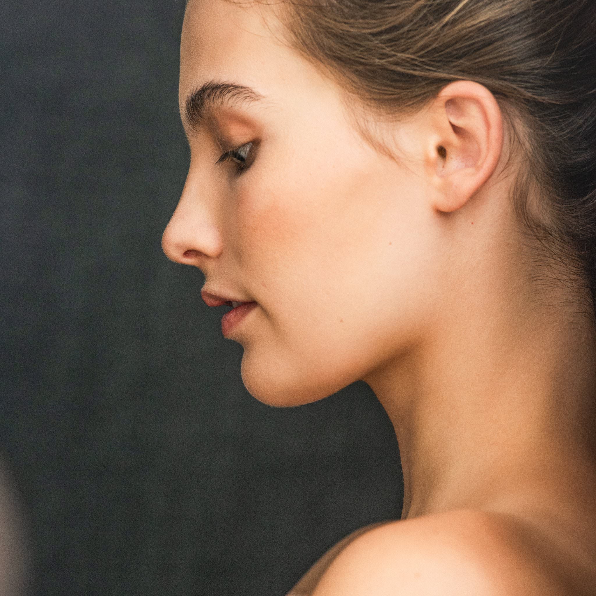 Anouk Daddo square beauty portrait by Dave Blake