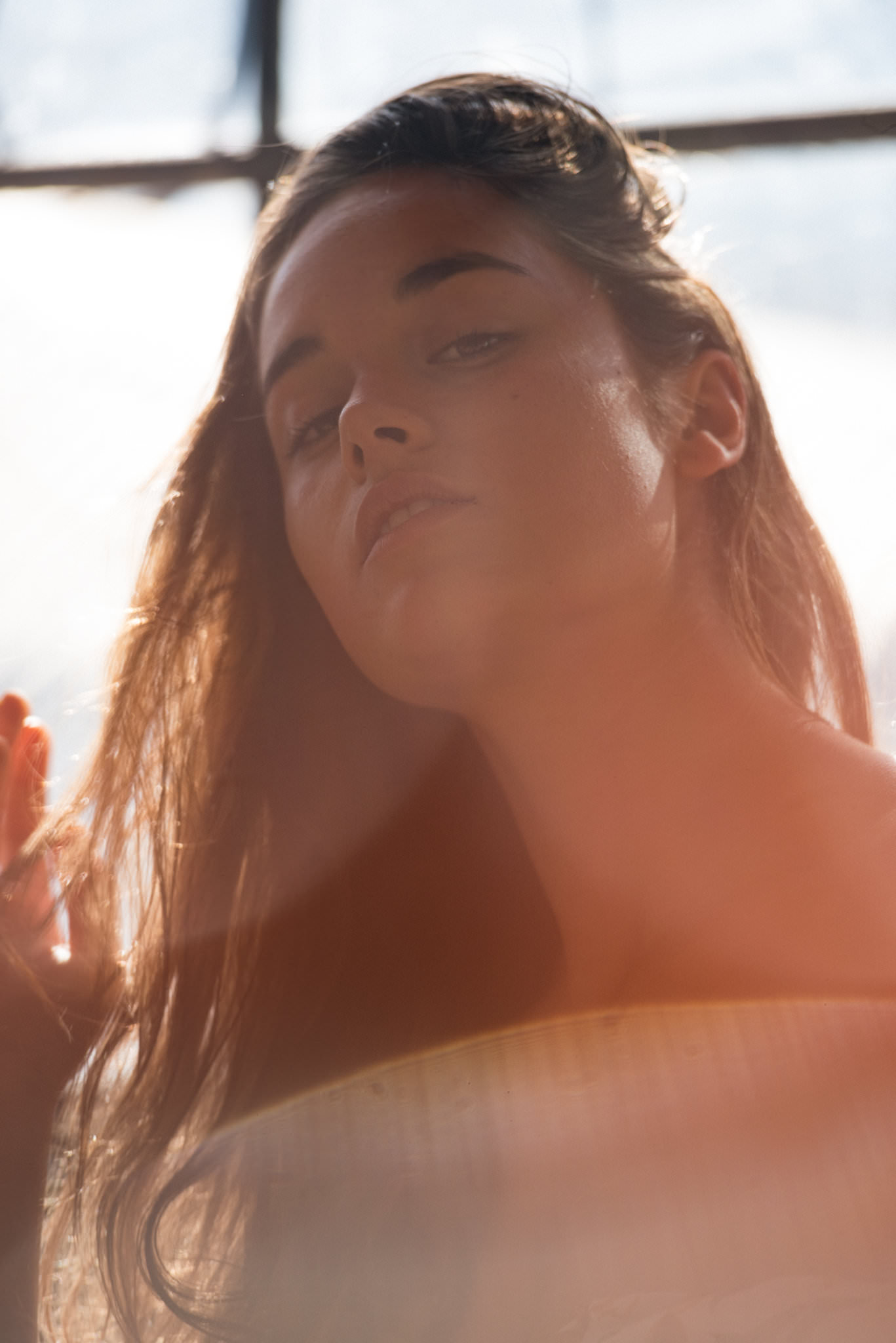 Ehlana Hards portrait from Raw Series by Dave Blake (look 05)