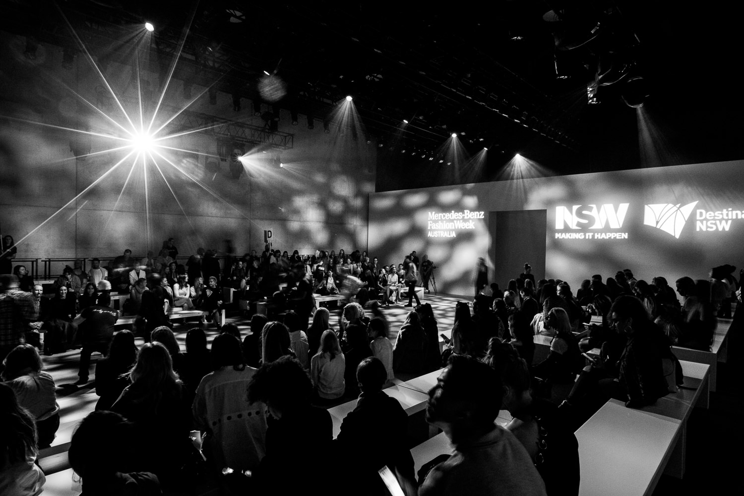 Pre show, light & shade.