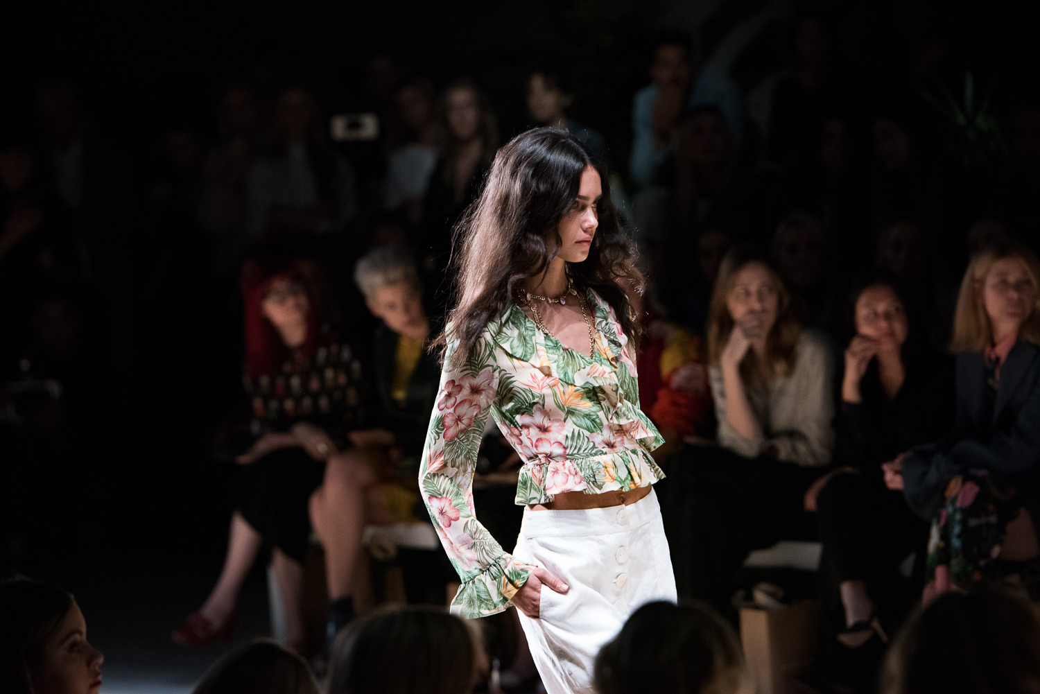 Bridget Hollitt (CHIC Management) walking for Hansen & Gretel.