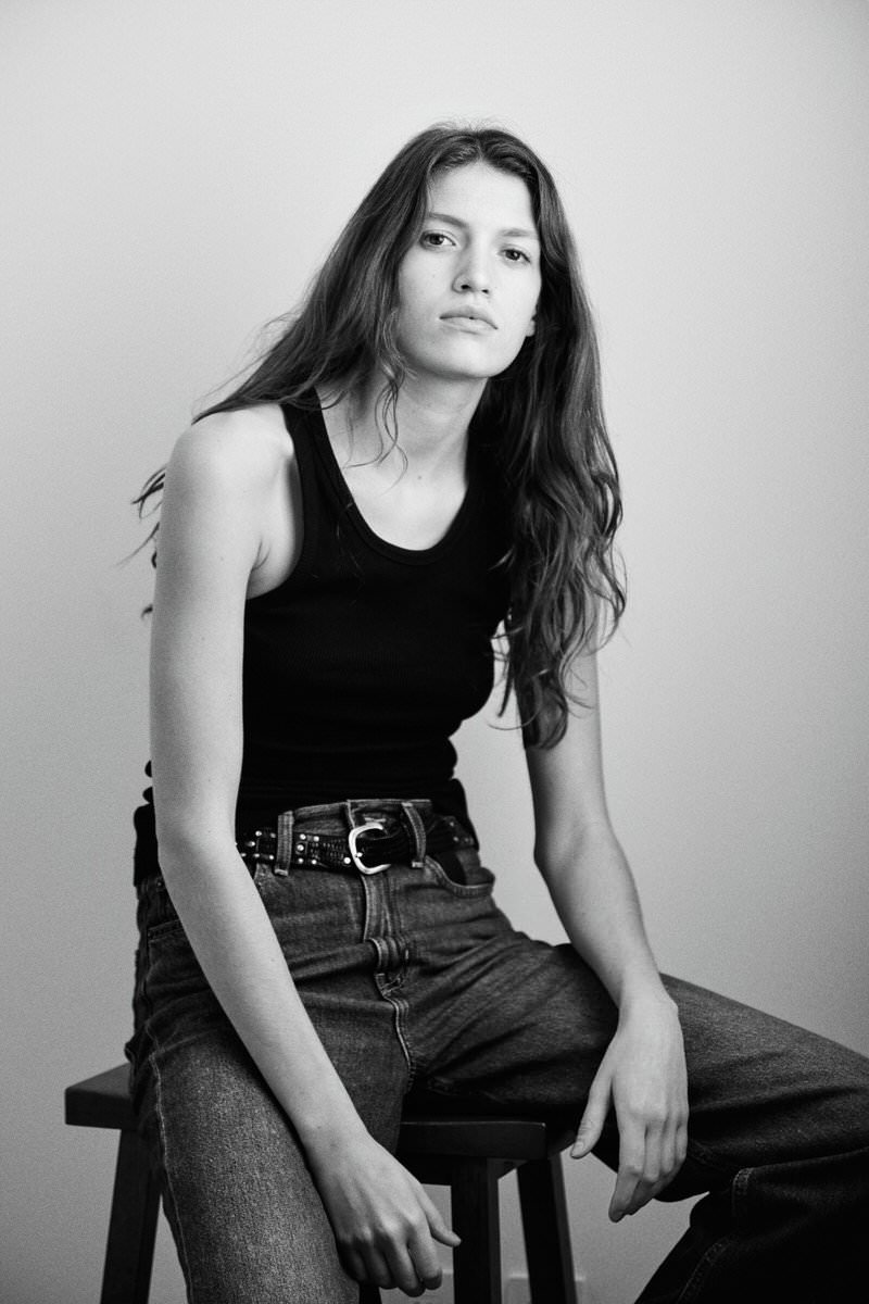 Andrea Langfeldt photographed by Dave Blake in a model portfolio session