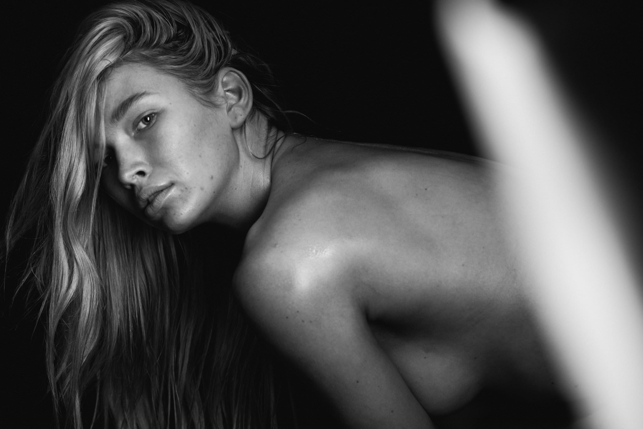 Karla Bodycote portrait from Raw Series by Dave Blake (look 10)