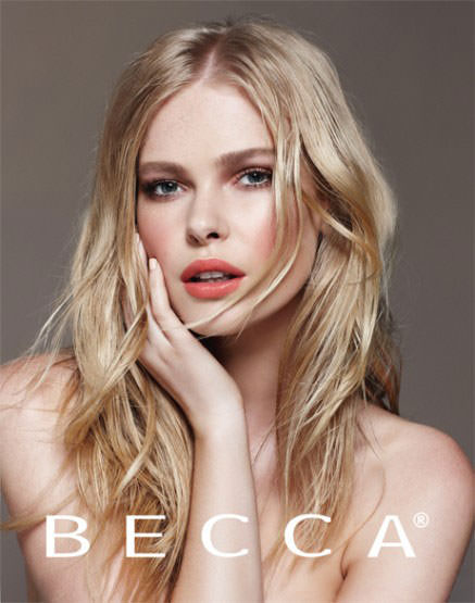 Millicent Lambert for Becca Cosmetics campaign