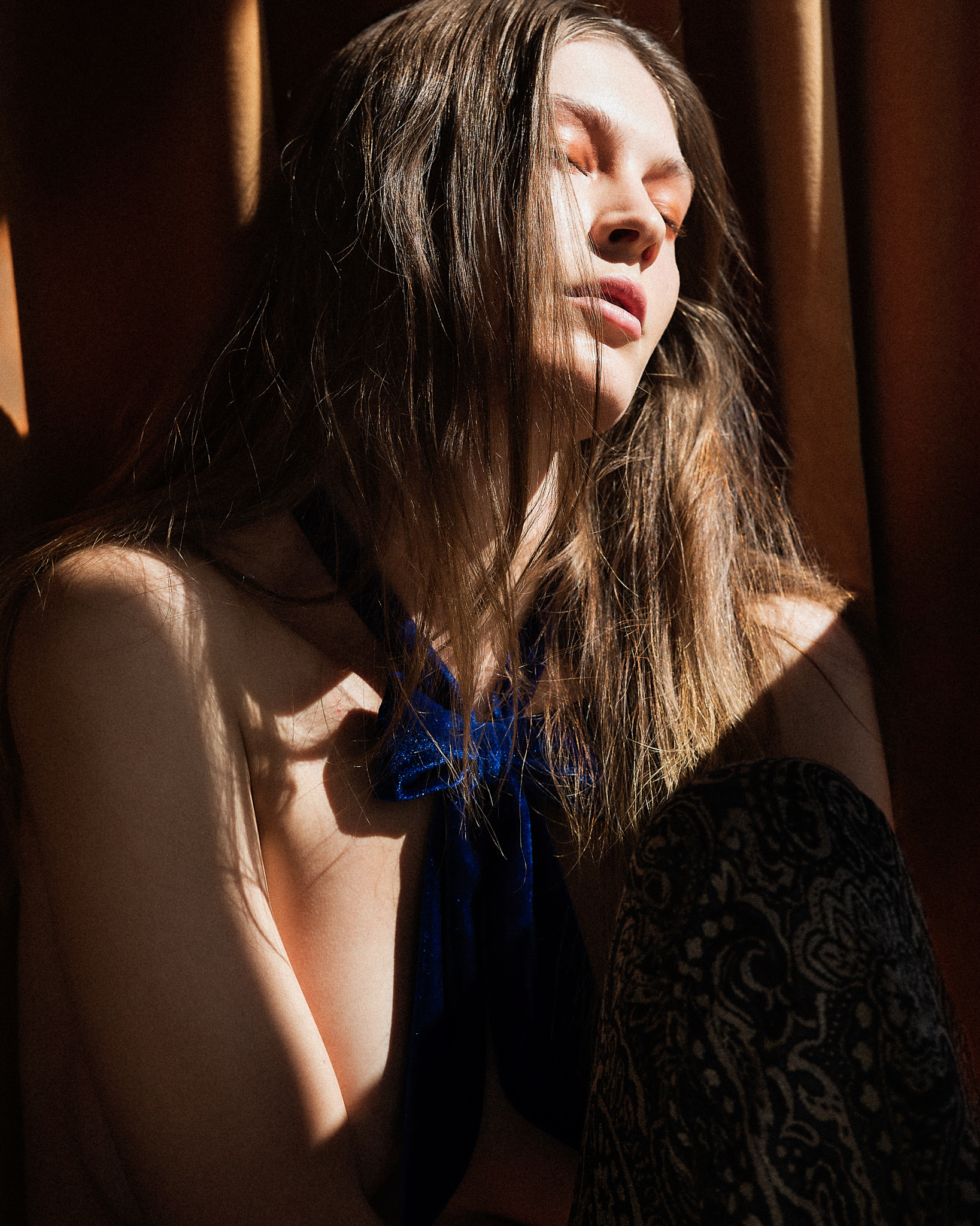 Sapphire Degoede editorial portrait by Dave Blake (look 01)