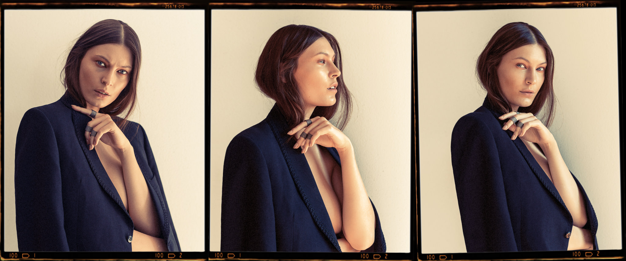 Sapphire Degoede editorial portrait by Dave Blake (look 04)