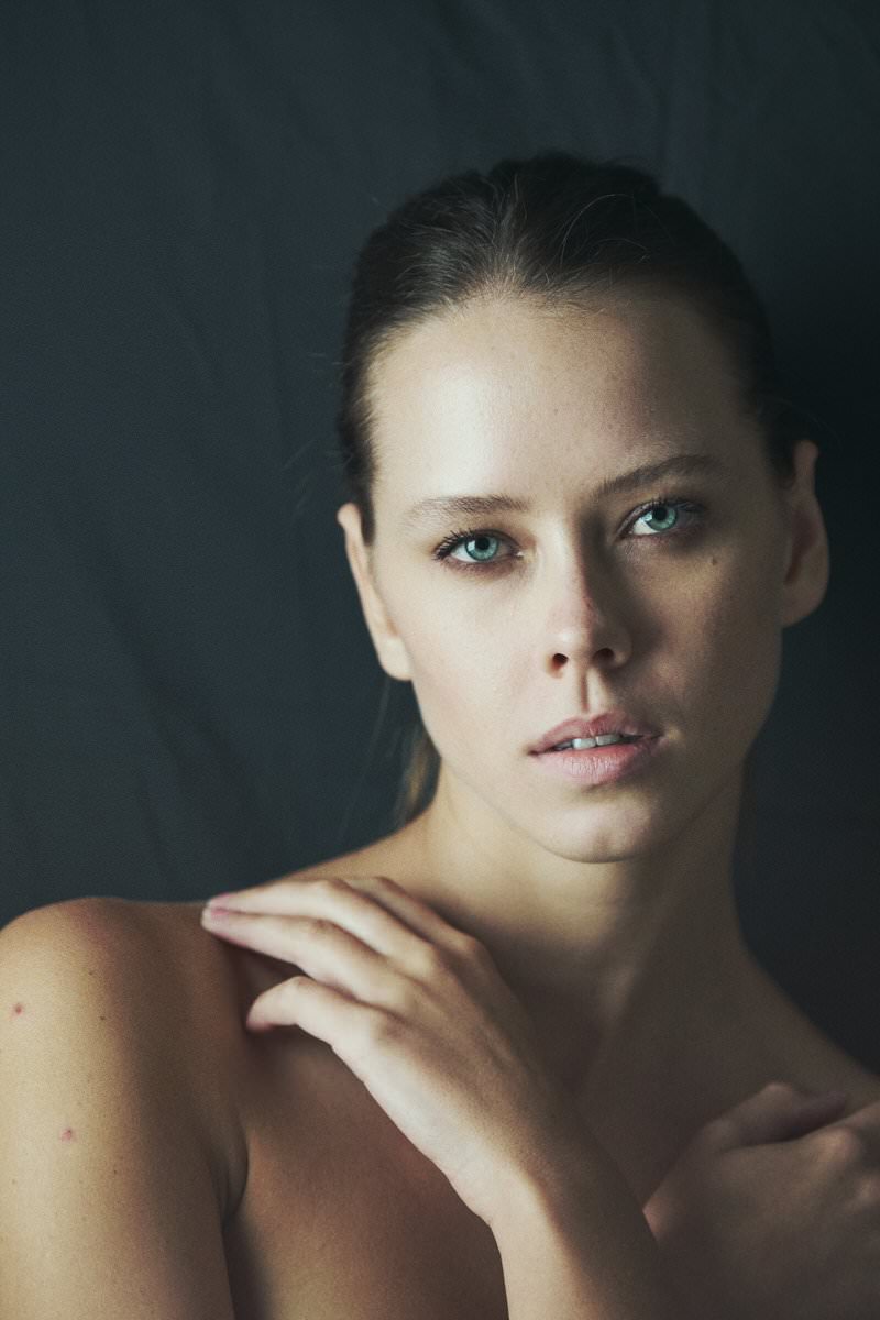 Isabelle Marcovich beauty test shoot portrait in Brisbane